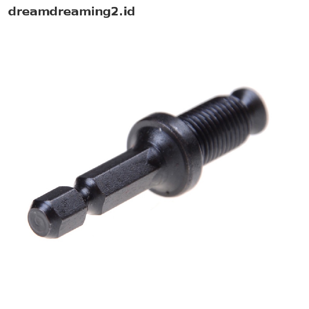 (hot) 1per4 &quot;Hex Shank Adapter Male Thread Screw Untuk Chuck Bor 6mm, 10mm, 13mm 3 /8&quot; -24UNF//