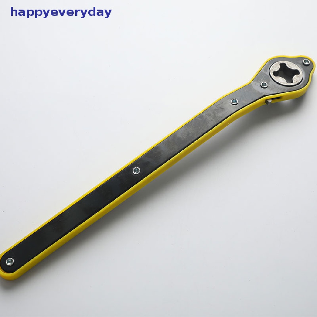 [happy] Auto Labor saving Jack ratchet Wrench Scissor Jack Kunci Pas Lug Roda Ban Garasi [ID]