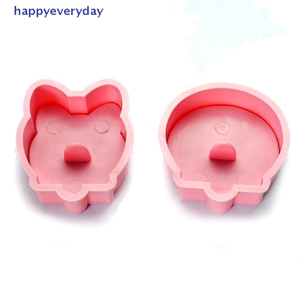 [happy] 2pcs/set Jingle Cats Dan Doraemon Cookies Cutter/Alat Perangko Plastik Food Grade [ID]