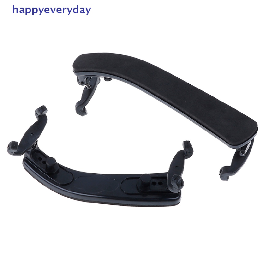 [happy] Violin shoulder rest adjustable pad Penyangga Untuk Biola1/2-4 /4 1/8-1/4hitam [ID]