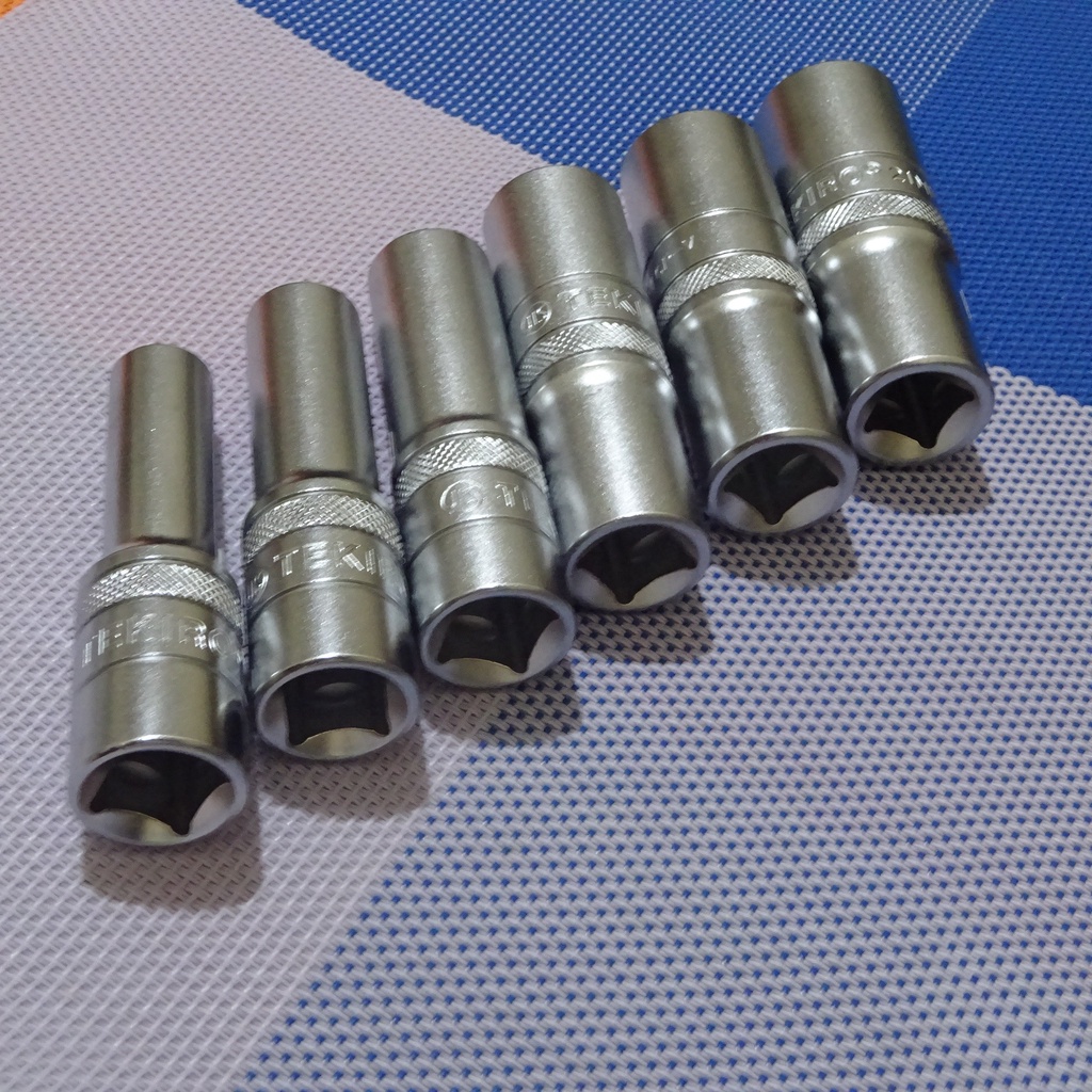 TEKIRO mata kunci sock deep wall 1/2" / mata shock panjang