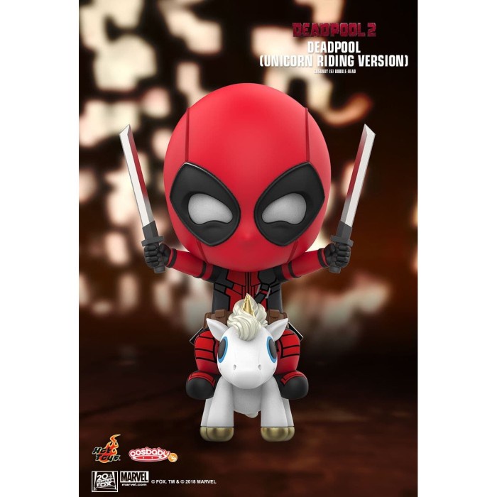 Cosbaby Deadpool 2 - Deadpool Unicorn Riding Version.