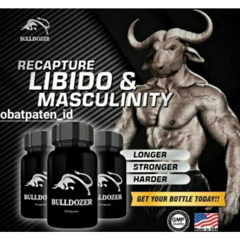 100% ORIGINAL BULLDOZER Obat Besar & Obat Stamina Pria Kuat 100% ORIGINAL