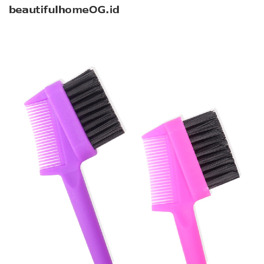 // Beauty// 3pcs Sisir Kuas Alis Alat Kosmetik Dua Sisi Untuk Makeup Rusak **