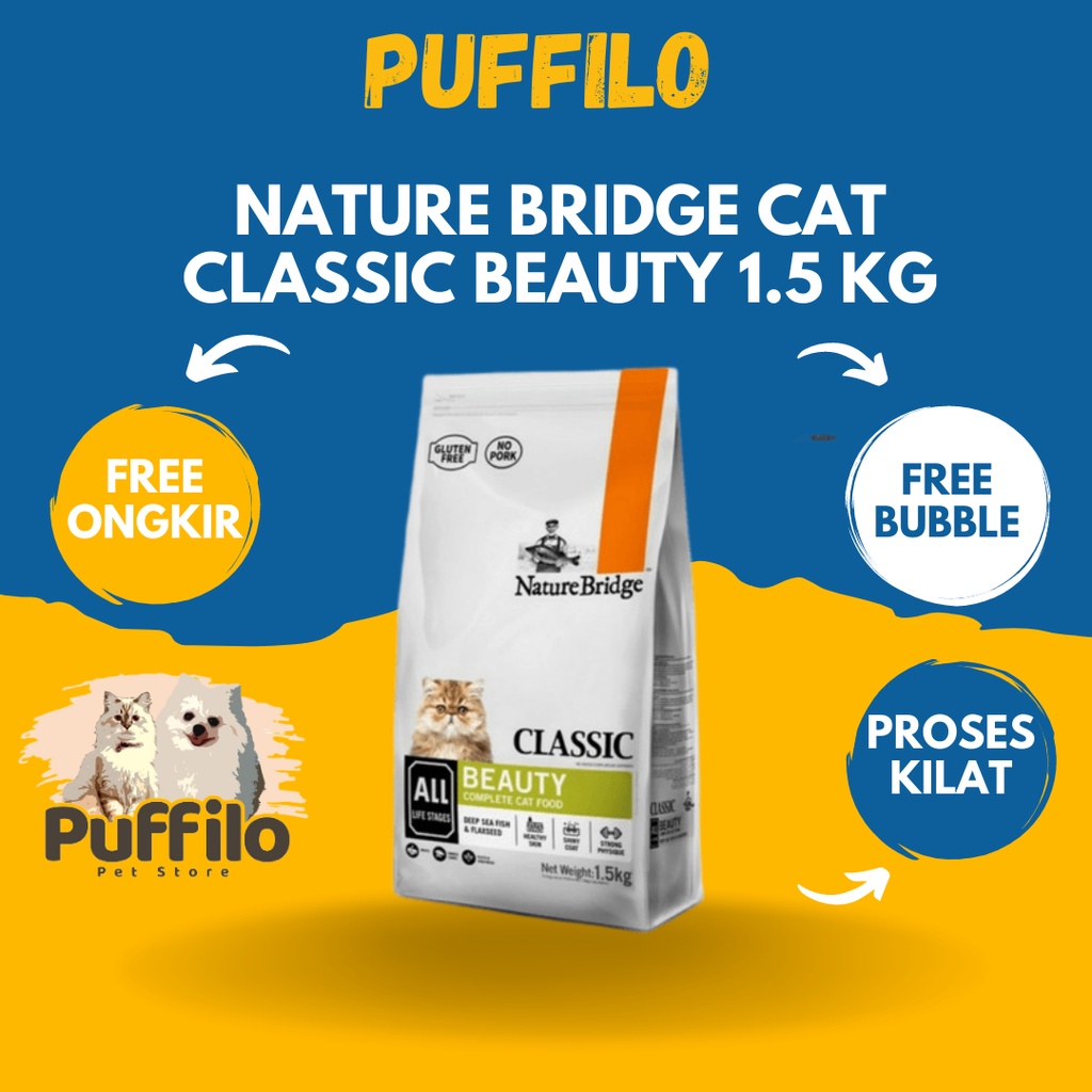 NATURE BRIDGE CAT CLASSIC BEAUTY 1,5KG