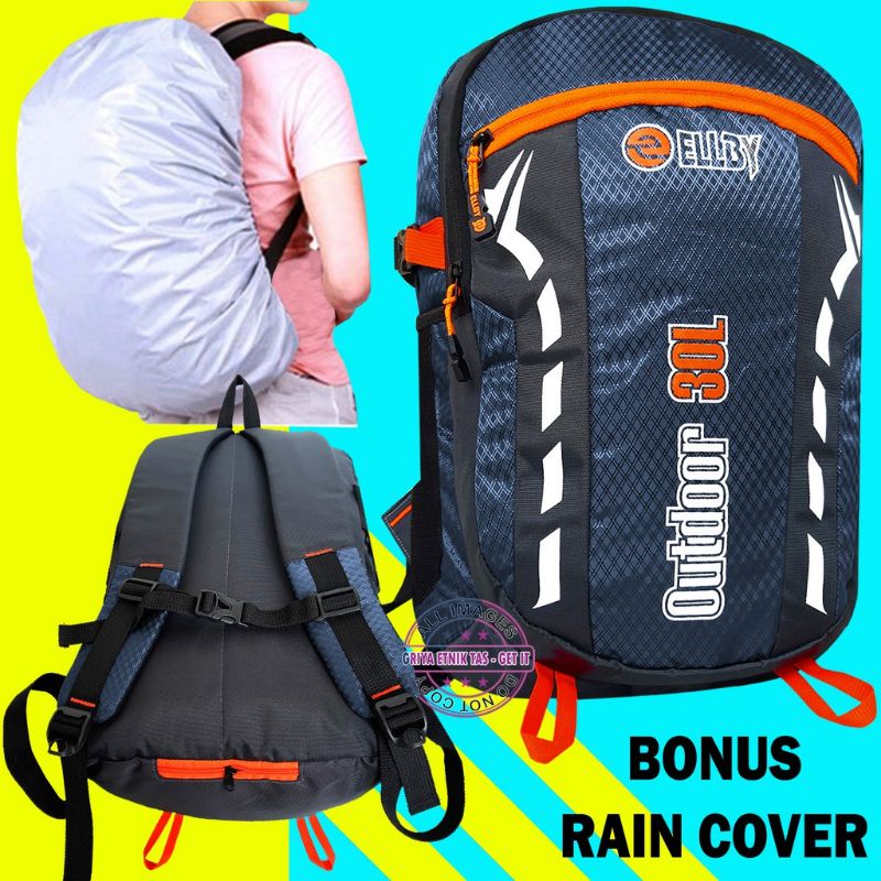 Tas Ransel Pria Outdoor Traveling Hiking Adventure Gunung Elby Backpack Tas Ransel Traveling Gunung Pria Wanita Tas Ransel Semi Carier Sedang