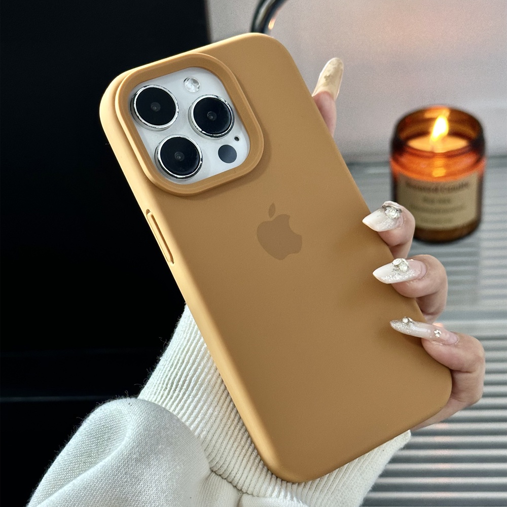 IPHONE Casing Silikon Cair Klasik Iphone11 12 Pro Max13 14 Pro Max Case Untuk Iphone14 Plus Soft Full Cover Shockproof Soft Case