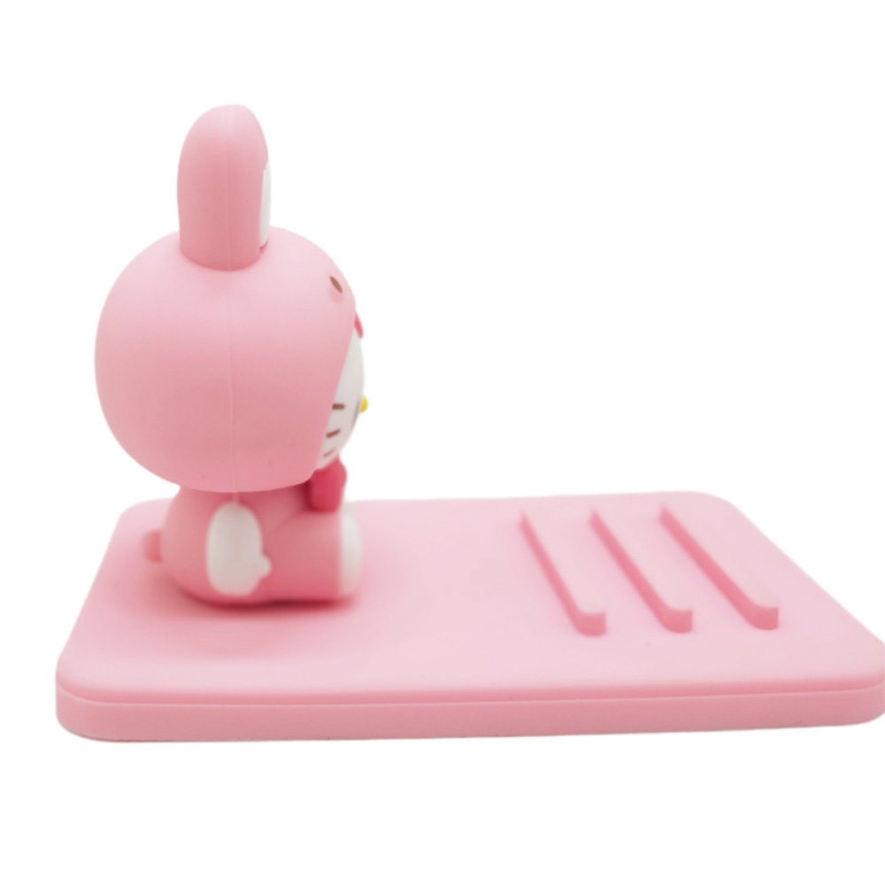 Sanrio PVC Mobile Phone Stand Desktop Lazy Person Stand Kartun Kuromi Mobile Phone Stand Base Alat Pelacak Dekorasi Desktop