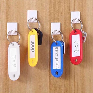 GANTUNGAN KUNCI Label TULIS NAMA Tag Key Chain Plastik Murah - MKM
