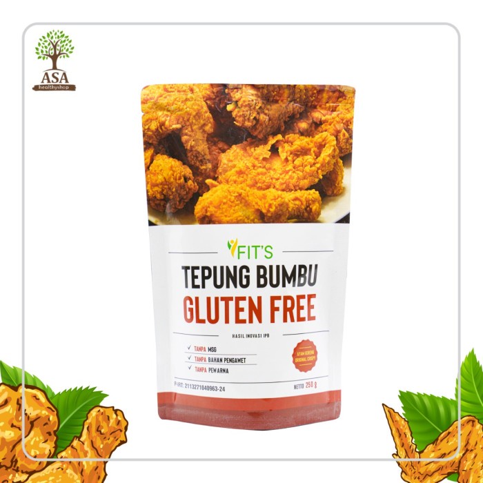 

FITS Tepung Bumbu Gluten Free 250 gram - Ayam Goreng