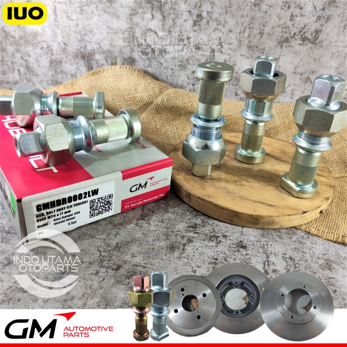 Baut Roda Belakang Kiri Hino Ranger 500 Lubang 8 Hub Bolt GM