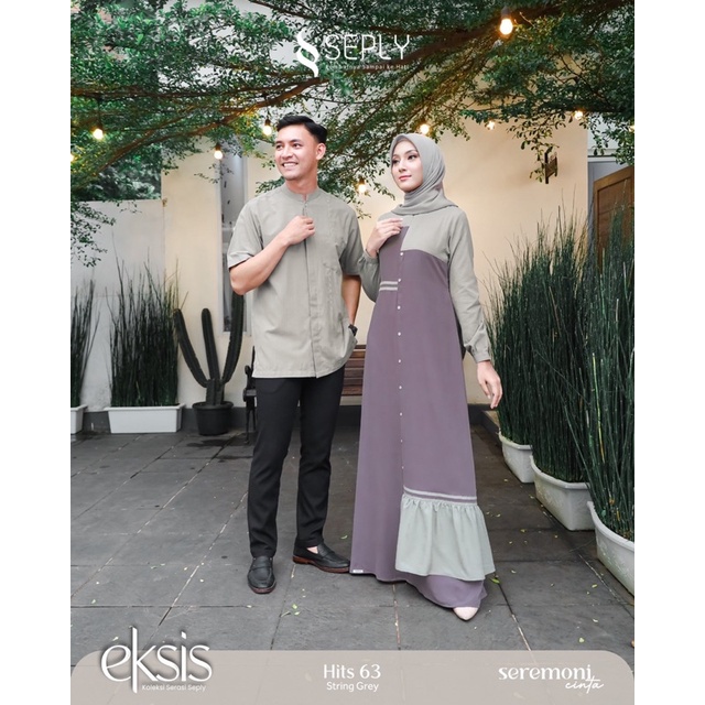 READY GAMIS COUPLE SEPLY EKSIS HITS 63 ( STRING GREY )