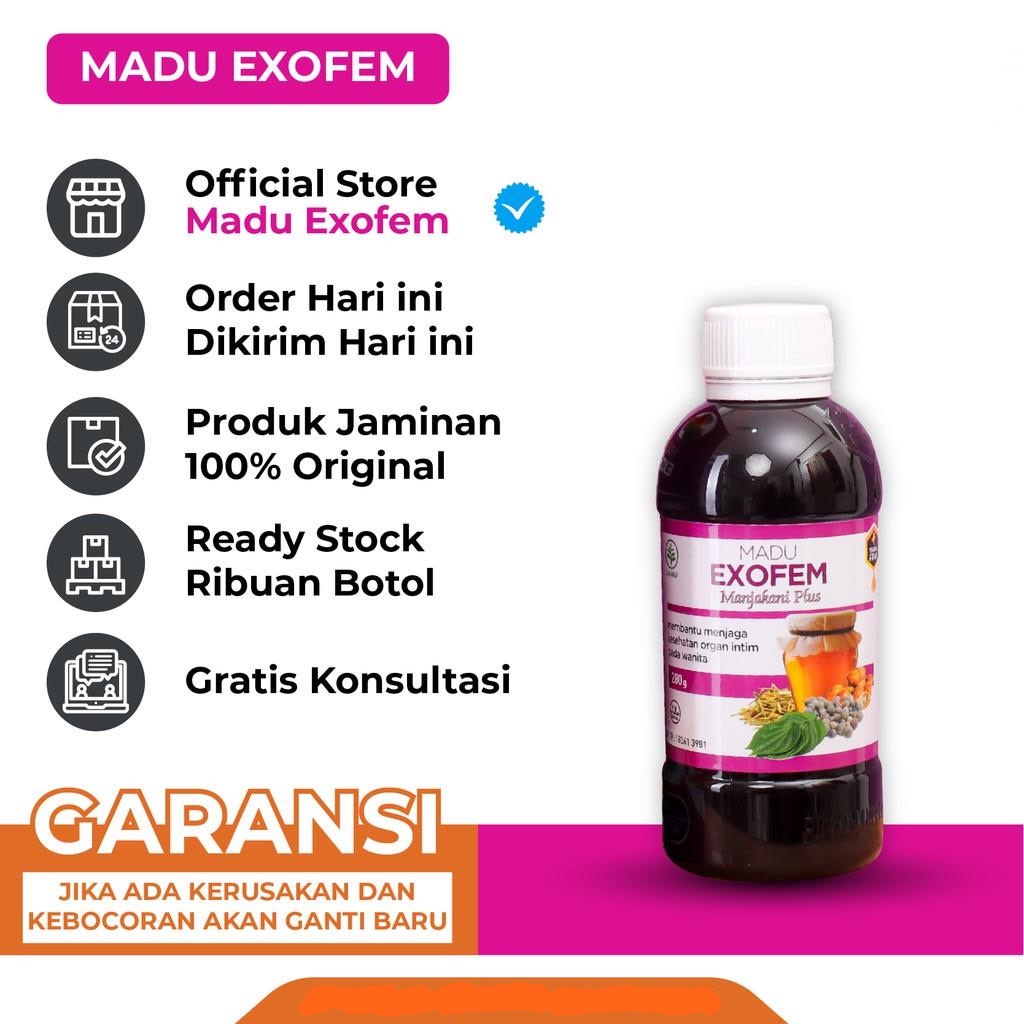 Madu Exofem Obat Herbal Manjakani Keputihan Nyeri Haid Bau Tidak Sedap Original