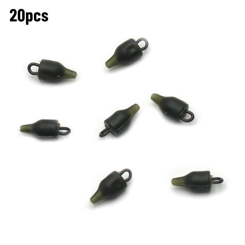 TOP 20pcs Memancing Feeder Hot Langsung Shock Carp Tackle Peralatan Change Hook Panjang Terminal Bead