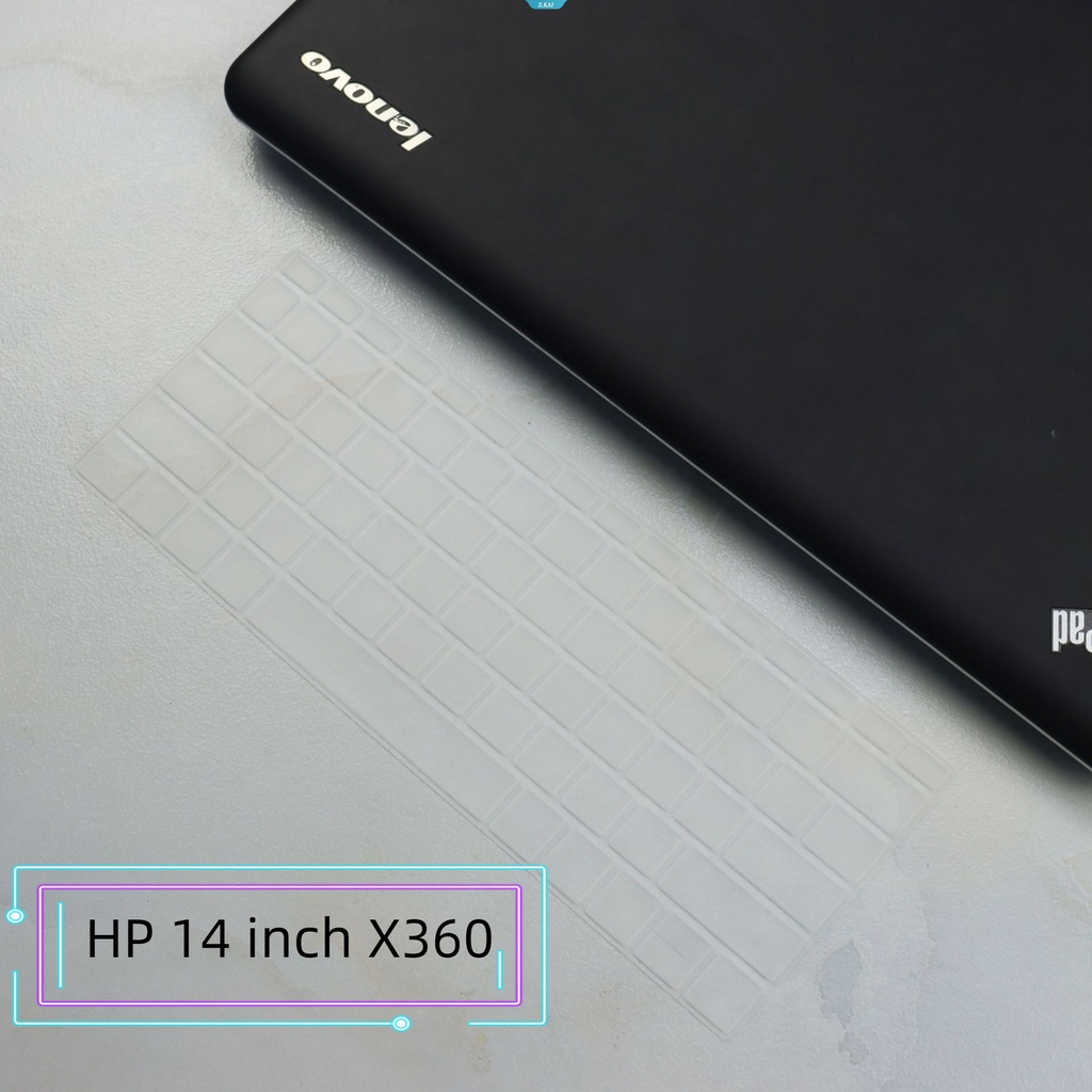 Sarung Keyboard HP 14inch X360 Silicone Protective Skin Film, TPU Transparan Film Silicone Cover Pelindung [ZK]