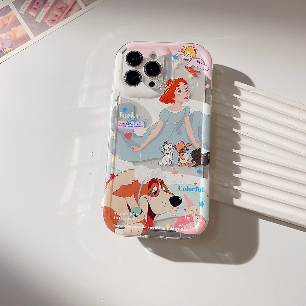 IPHONE Korea Princess of Neverland Case Silikon Untuk Iphone14 11 12 13 PRO MAX Casing Cover Pelindung AT0137