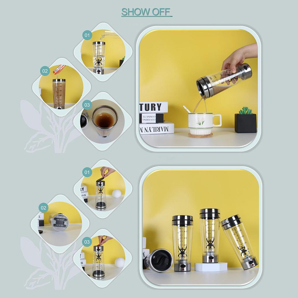 Mixer Elektrik Kopi Protein Susu Kocok Blending Bottle Dewasa Kapasitas Besar Mixing Blender Cup Aksesoris Dapur