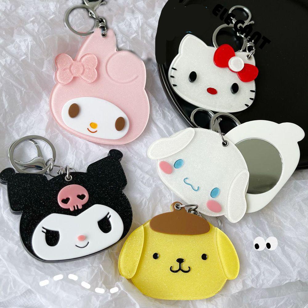 [Elegan] Korea Gantungan Kunci Kreatif Untuk Pria Kitty Kucing Melody Anjing Kunci Mobil Akrilik Key Pendant