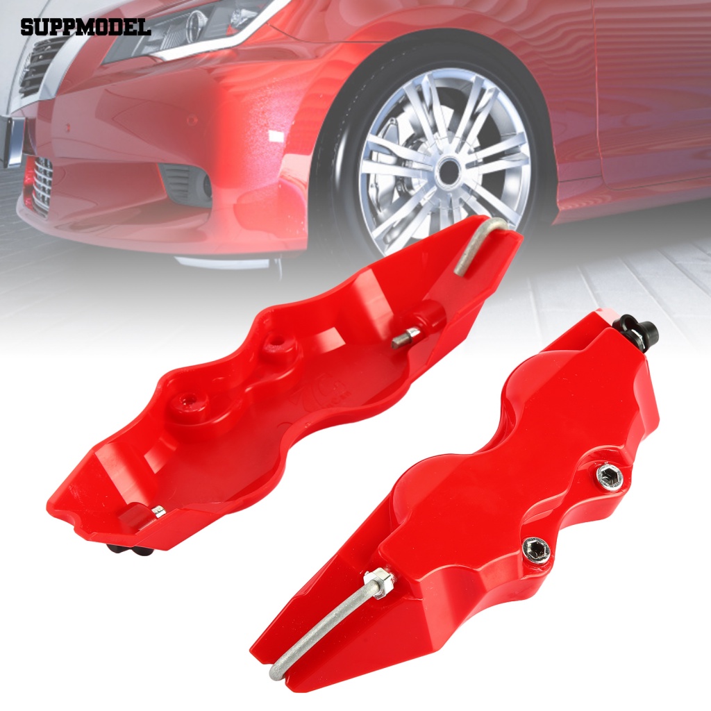 Suppmodel 2Pcs Plastik Penutup Jangka Sorong Belakang Untuk Mobil Toko Rear Caliper Brake Cover Detachable
