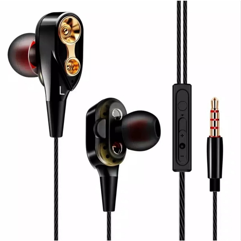 HEADSET ORIGINAL JB-11 jbl DOUBEL COIL [ SUARA DI JAMIN NGEBASS ] BISA UNTUK TELPONAN  / COCOK UNTUK ALTIPE ANDROID SEPERTI OPPO VIVO MIU REALME FULL BASS oem