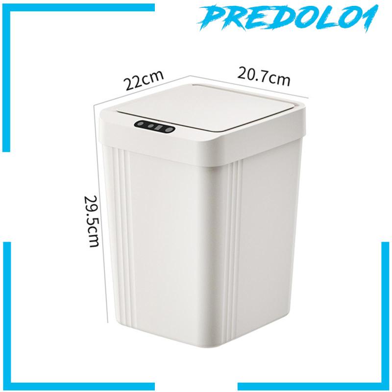 [Predolo1] Tempat Sampah Tanpa Sentuh 13L Induction Rubbish Bin Untuk Restoran Kamar Asrama Hotel