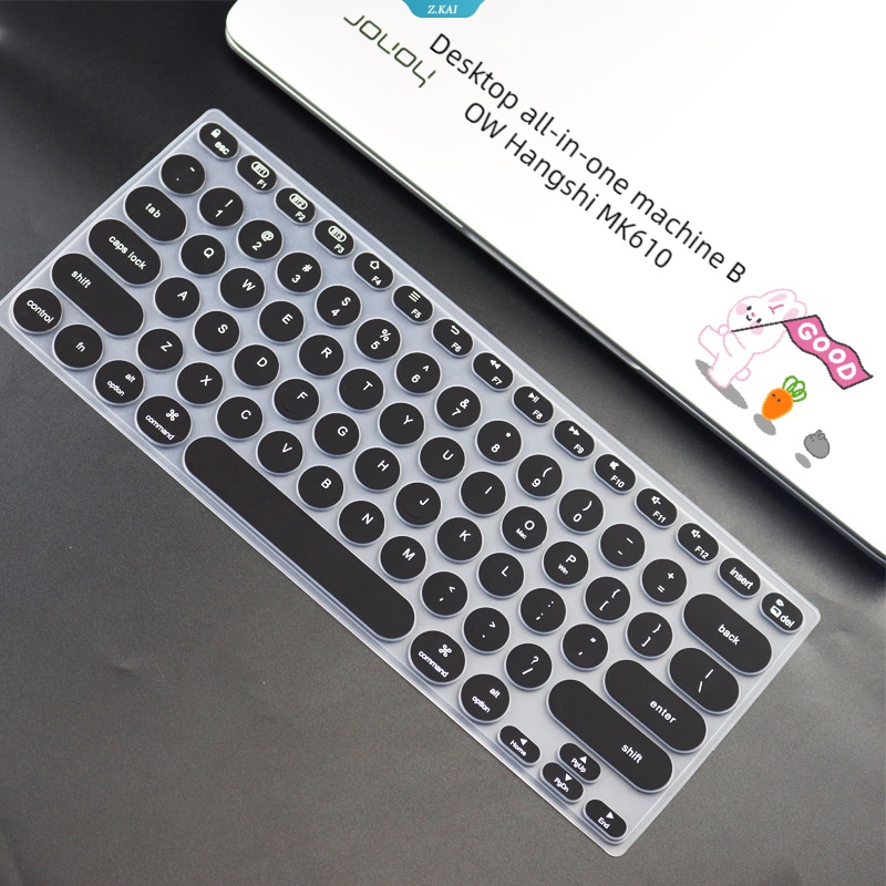 Komputer Desktop Serba Mesin BOW Hangshi MK610 Keyboard Cover Penutup Pelindung Silikon Tahan Air [ZK]