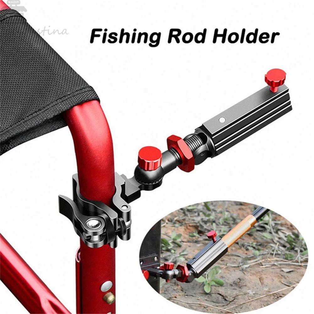 Agustina Dudukan Joran Pancing Bracket Alat Pancing Snap Fixed Fishing Chair Mount Clamp Fixed Clip Aksesoris Pancing Rak Pancing