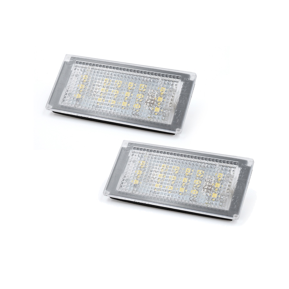 2pcs Putih Lampu Plat Nomor Plat LED Lampu Untuk BMW 3-Series E46 2pintu Facelift M3 Facelift 2004-2006