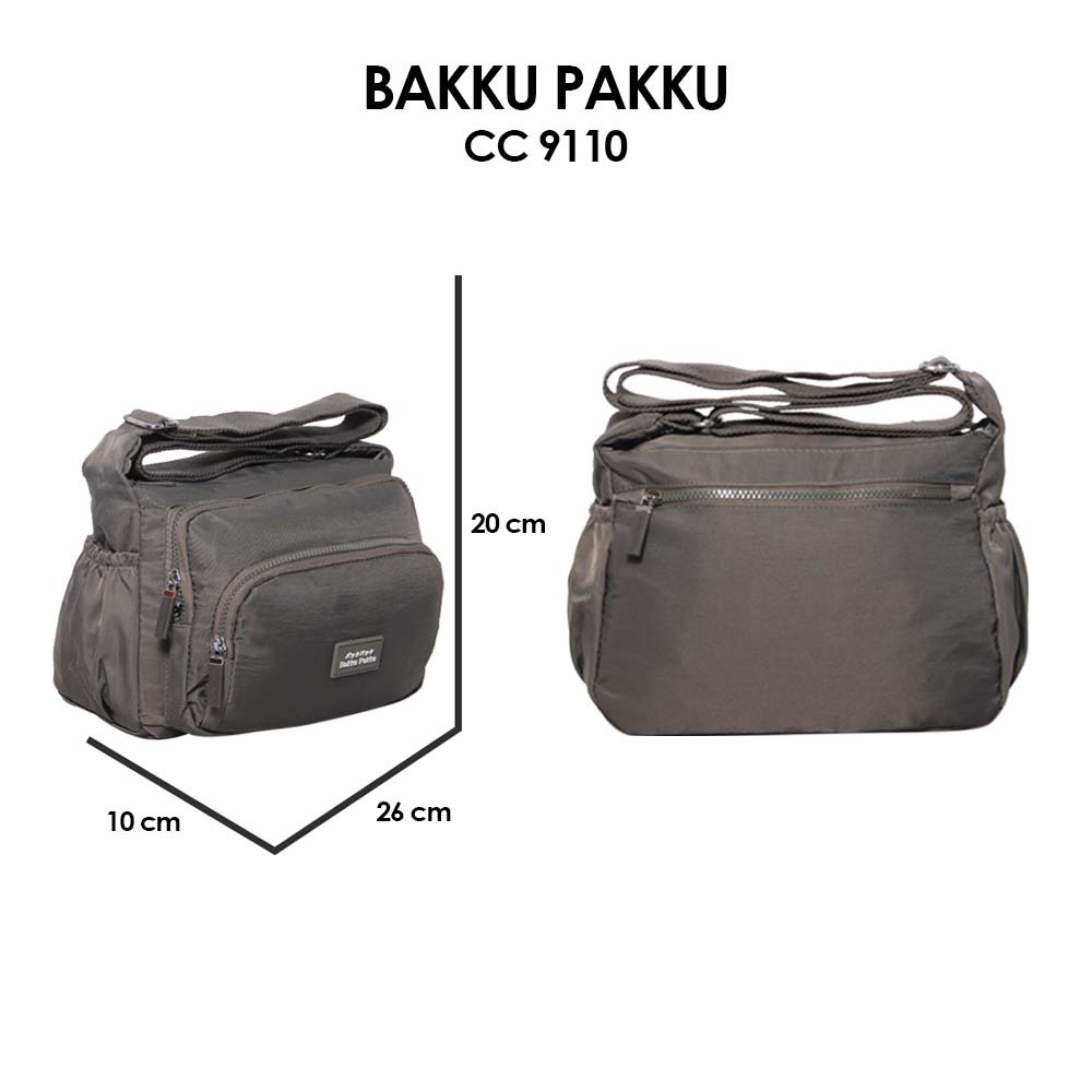 Tas Selempang Perempuan Remaja Import Bakku Pakku 9110 Fashion Slingbag Korea