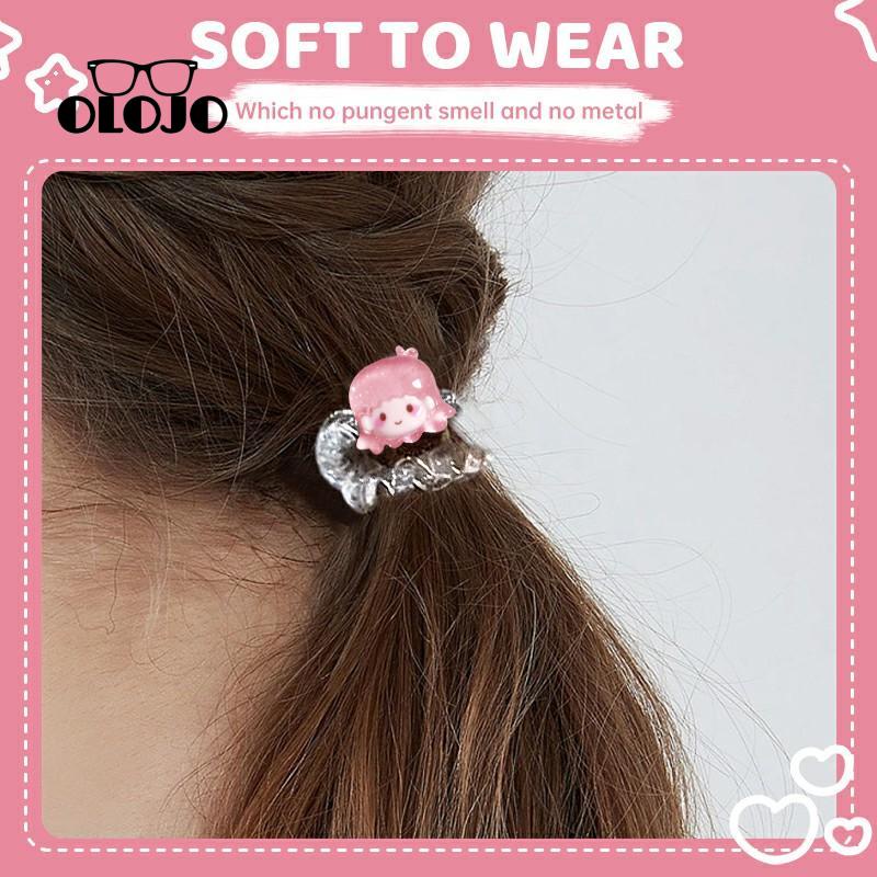 【COD】Cincin Rambut Kabel Telepon Mata Berkilau Halus Kitty Cat Lucu Manis Kartun Hiasan Kepala Rambut Ring