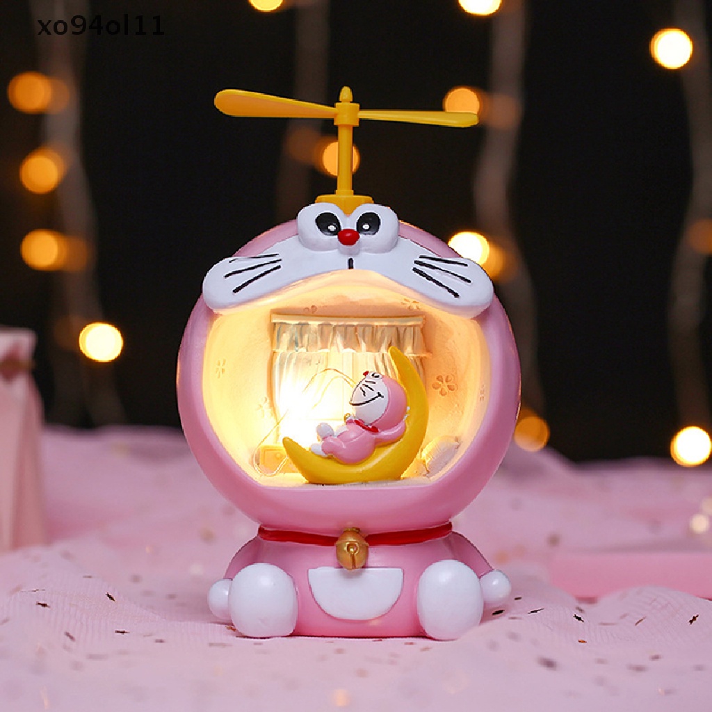 Xo Lampu Malam Doraemon Kartun Lucu Japan Anime Lampu Kamar Tidur Untuk Bedside lamp OL