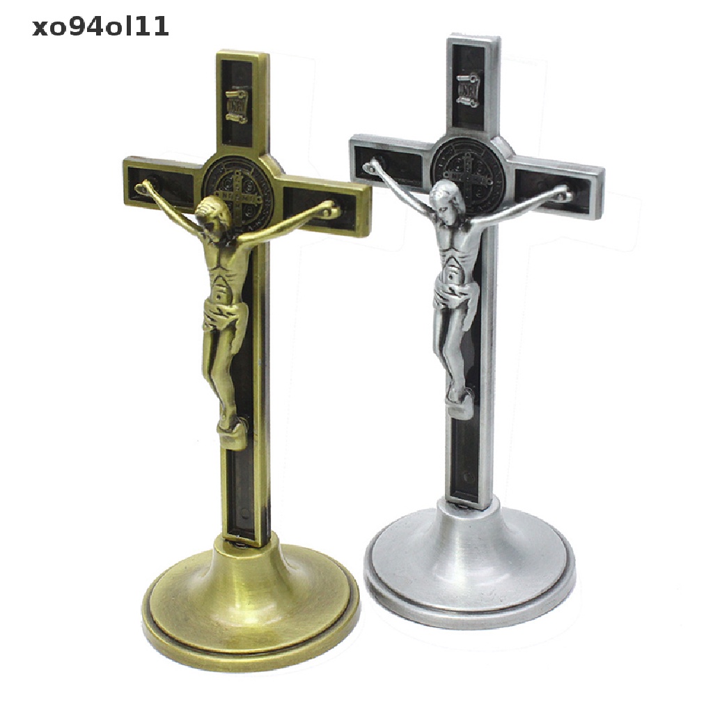 Xo Relik Gereja Yesus Di Stand Salib Dinding Rumah Dekorasi Kapel Salib Antik OL