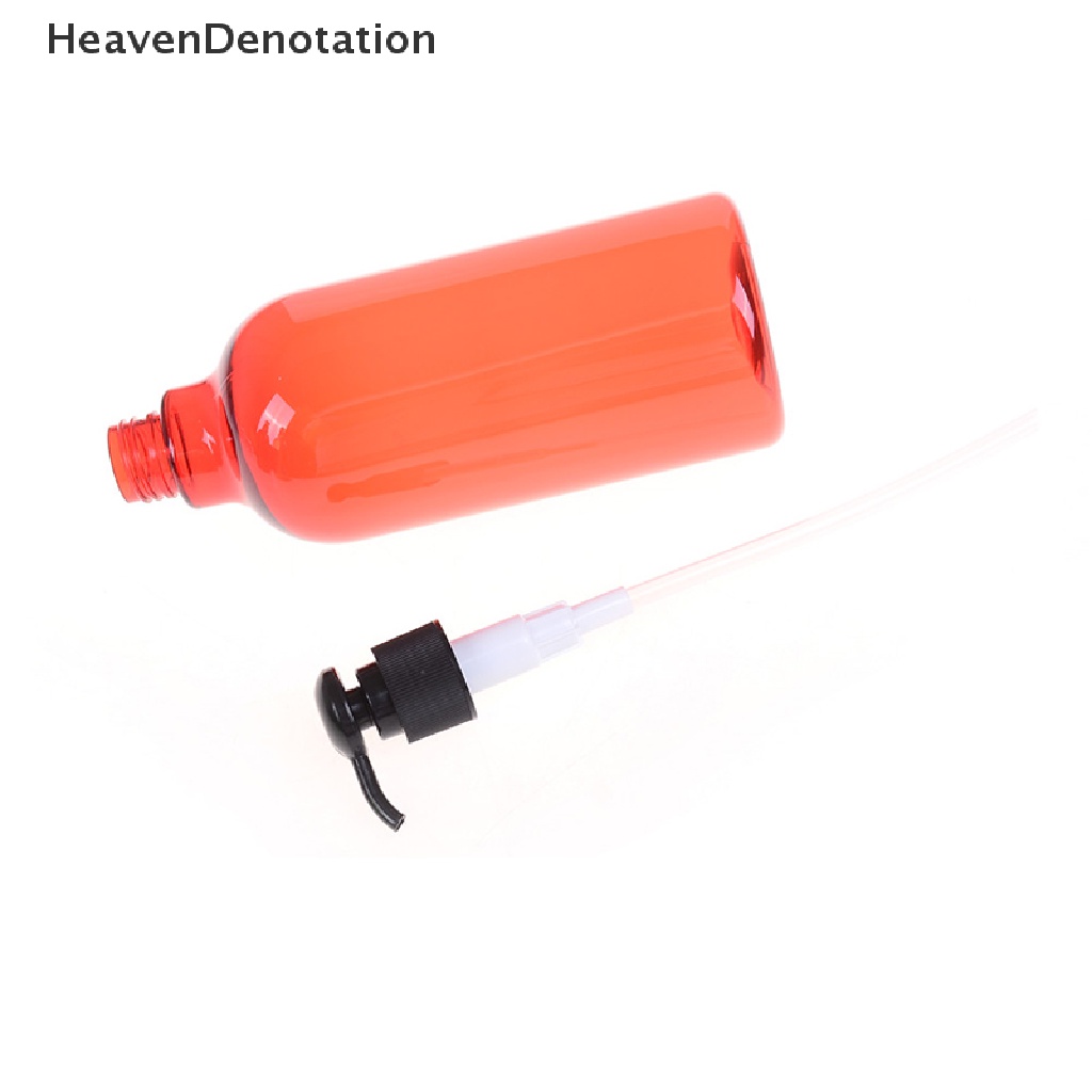 [HeavenDenotation] Plastik 500ML Hand Pump Kamar Mandi Dispenser Cairan Botol Shampoo HDV