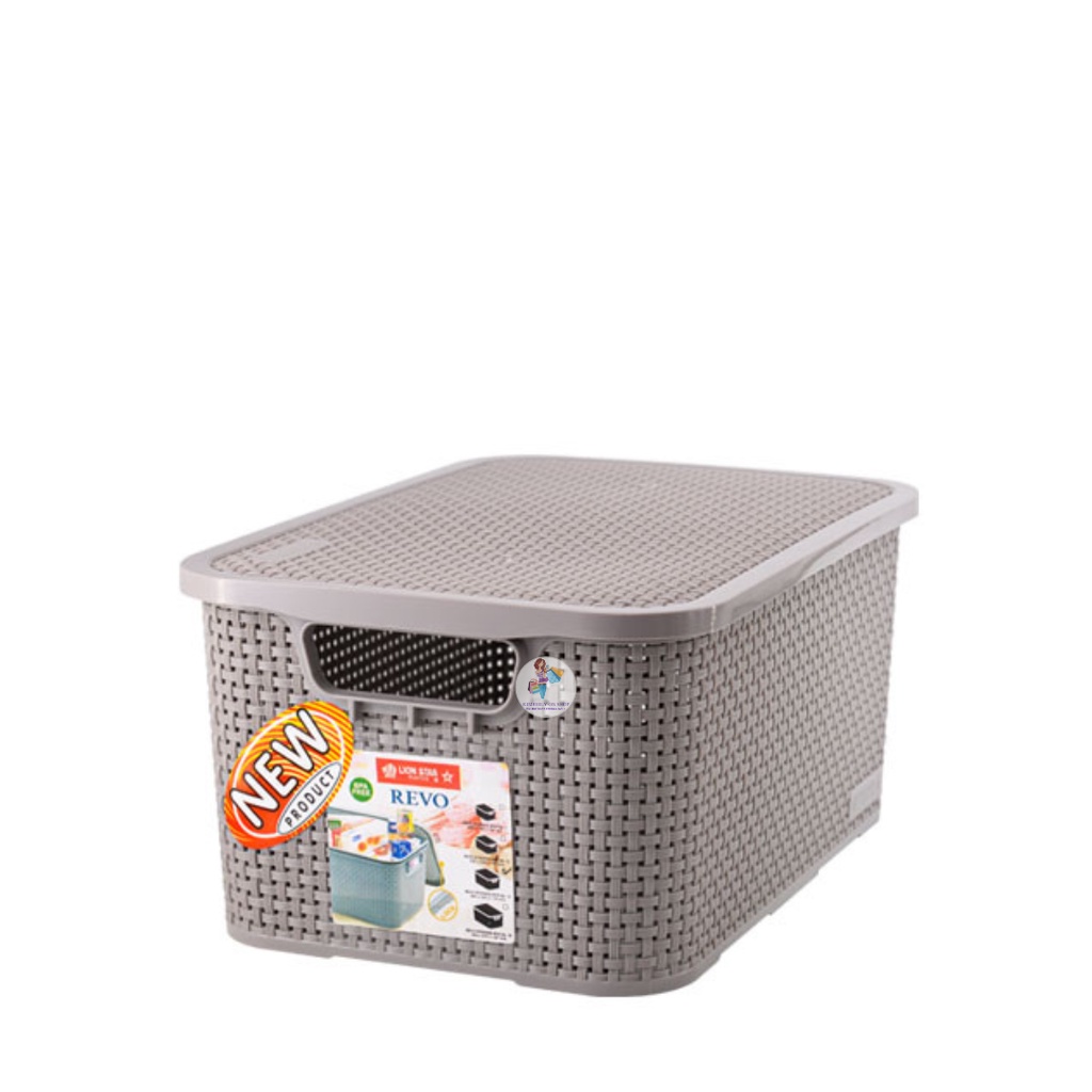 Keranjang Plastik Serbaguna Revo Storage Box No 12 CA 15  Lion Star