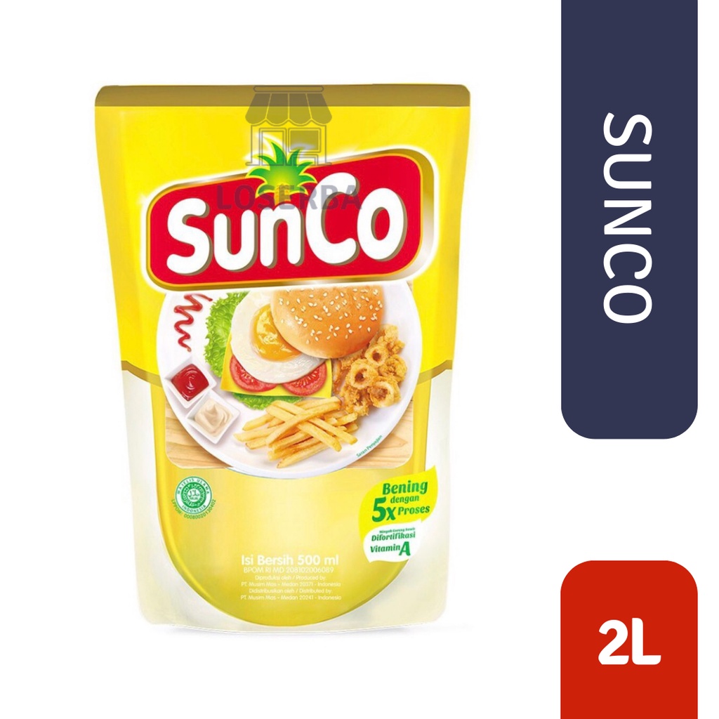 

(TERMURAH) MINYAK GORENG SUNCO 2 LITER