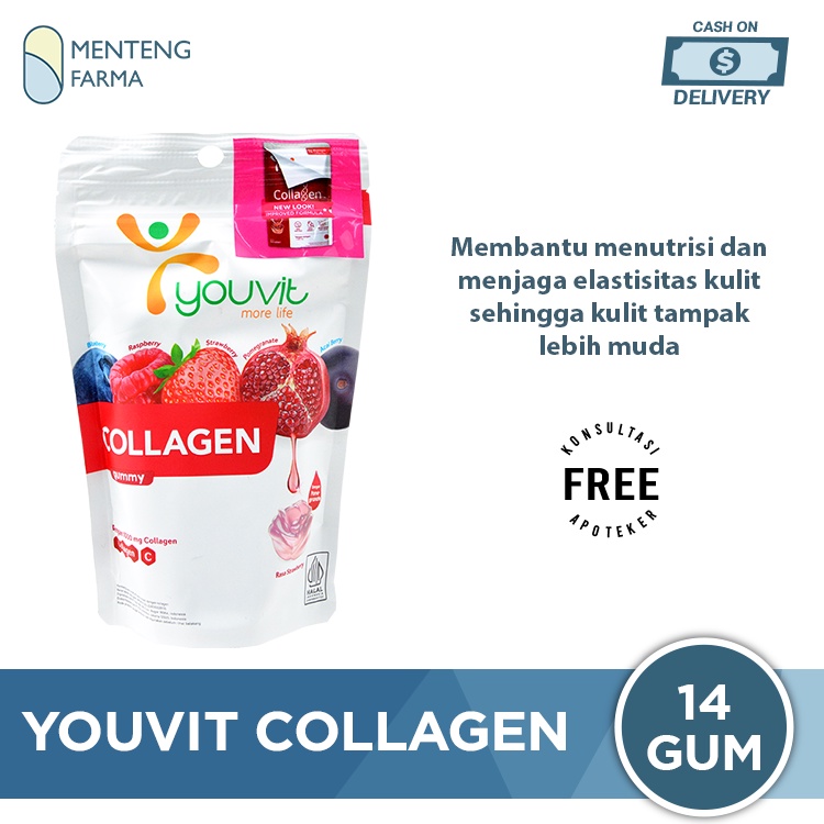 Youvit Collagen 14 Gummies - Gummy Kolagen Anti Aging