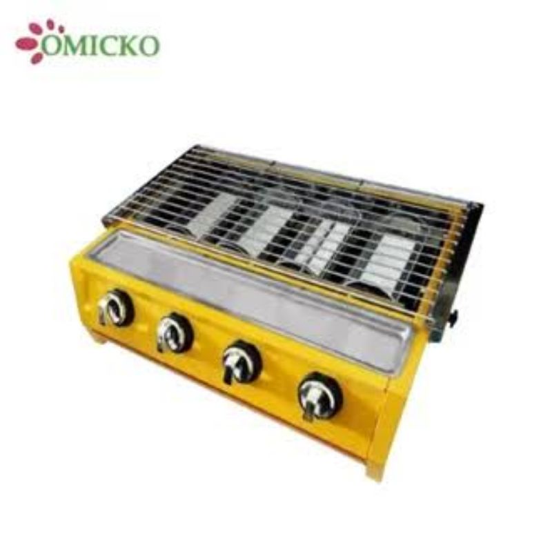 Kompor Panggangan Gas OMICKO / Mesin Panggang 2 Tungku , 3 Tungku , 4 Tungku