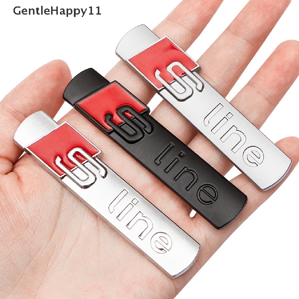 Gentlehappy 1pcs Emblem Grille Badge Emblem Grill S line Mobil Cocok Untuk Semua Model id