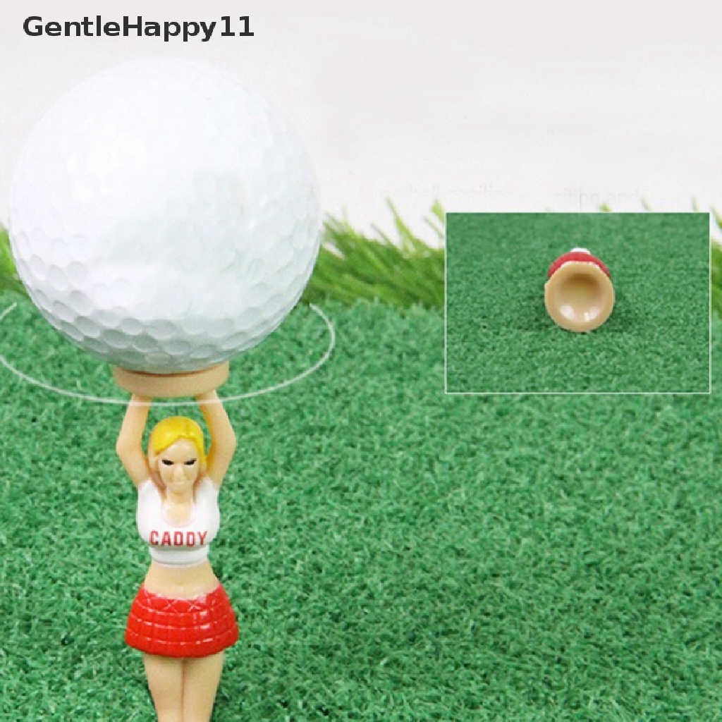 Gentlehappy 4PCS/Set Outdoor Girl Golf Tees Bahan Plastik Golf Holder Untuk Golfers Sport Rod id