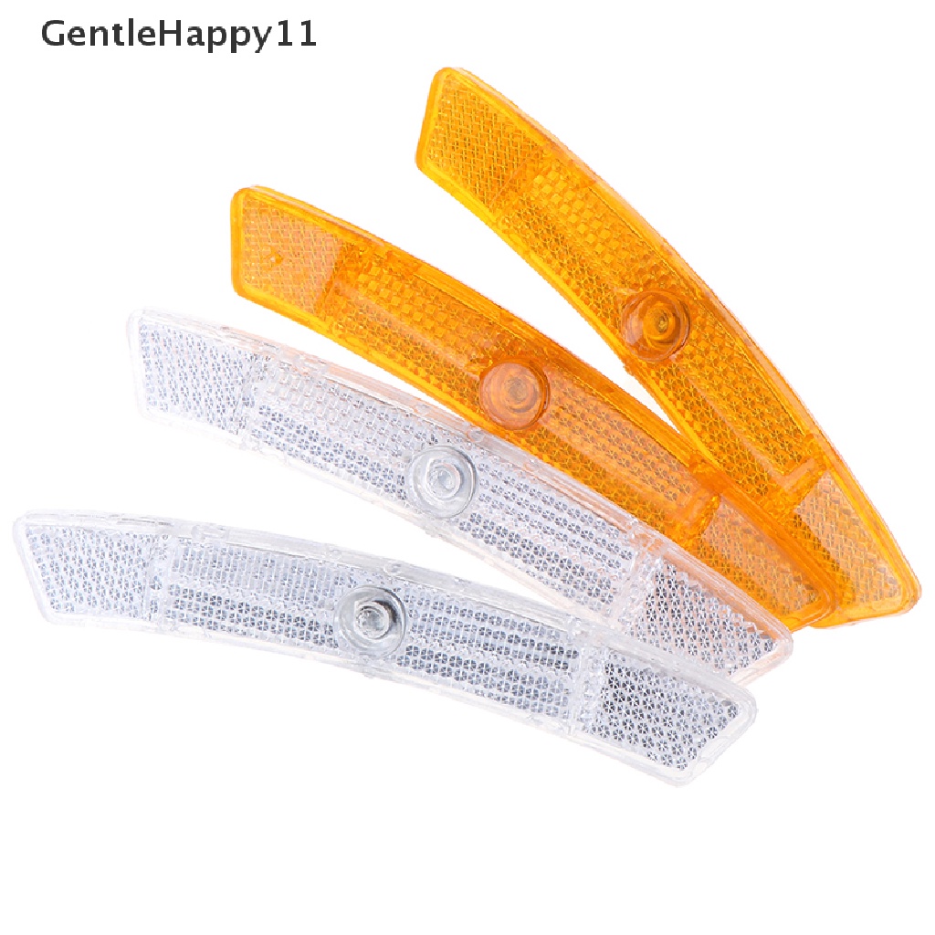 Gentlehappy 2pcs Sepeda Spoke Reflektor Safety Warning Light Wheel Rim Reflektif Light id