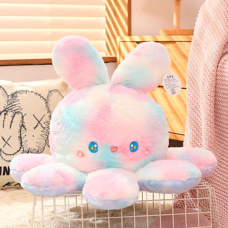 Hiasan Gurita Lembut Dan Kelinci Lucu Hiasan Rumah Gurita Double Flipped