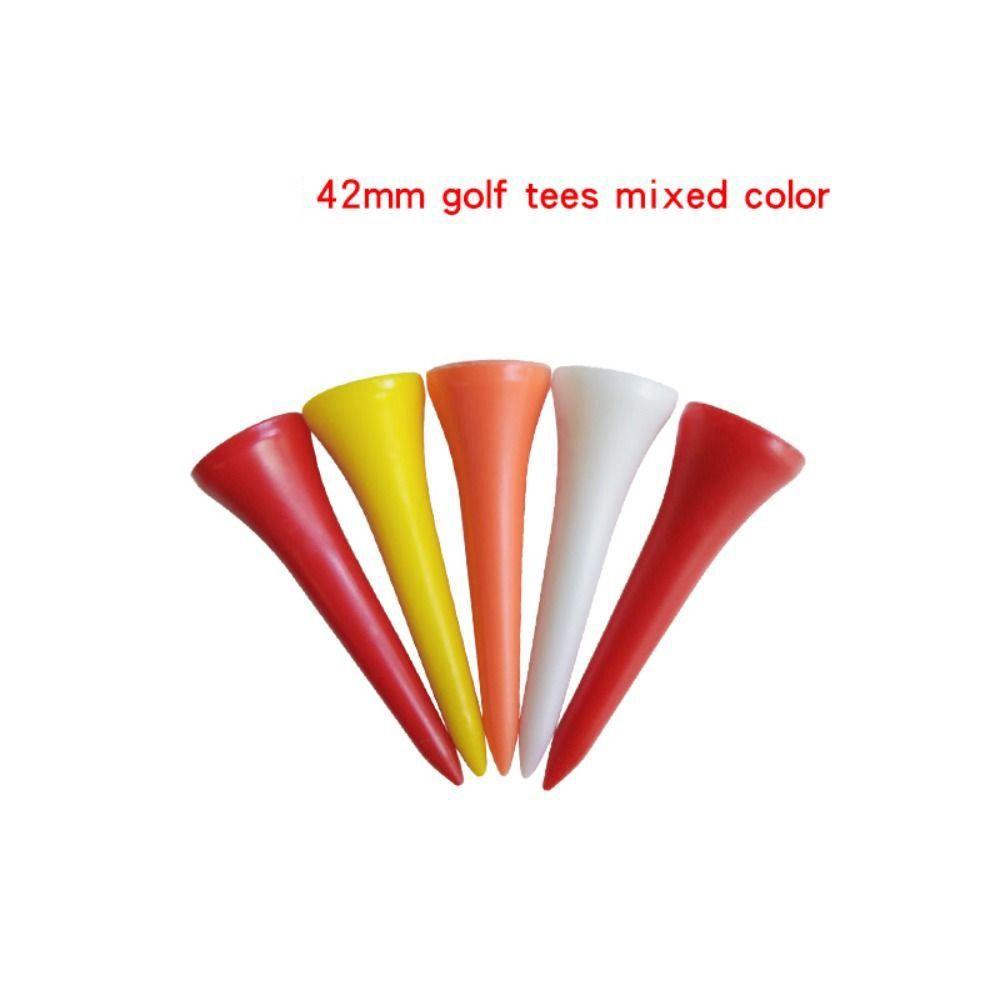 Lanfy Golf Tees 50Pcs/lot Outdoor Stabil Ringan 42mm/54mm/70mm/83mm Praktek Untuk Bola Golf Warna Campur Cup Type Golf Aksesoris