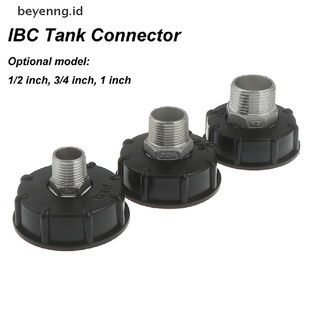 Beyen Adaptor Air IBC Drat 60mm Pengganti Fitgs Taman1Per2 &quot;3 /4&quot; 1 &quot;ID