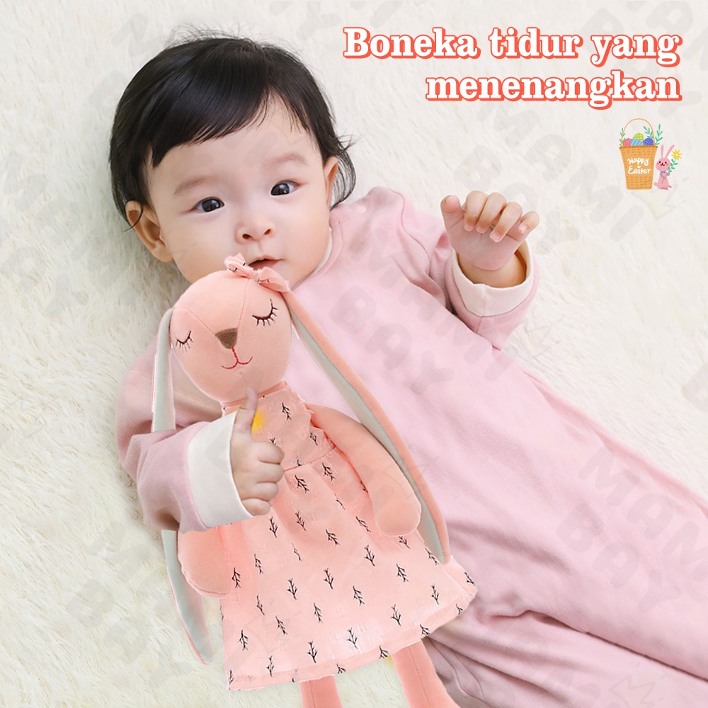 Mamibayi Boneka Bayi Kelinci Boneka Tidur Plush Rabbit Doll 35Cm