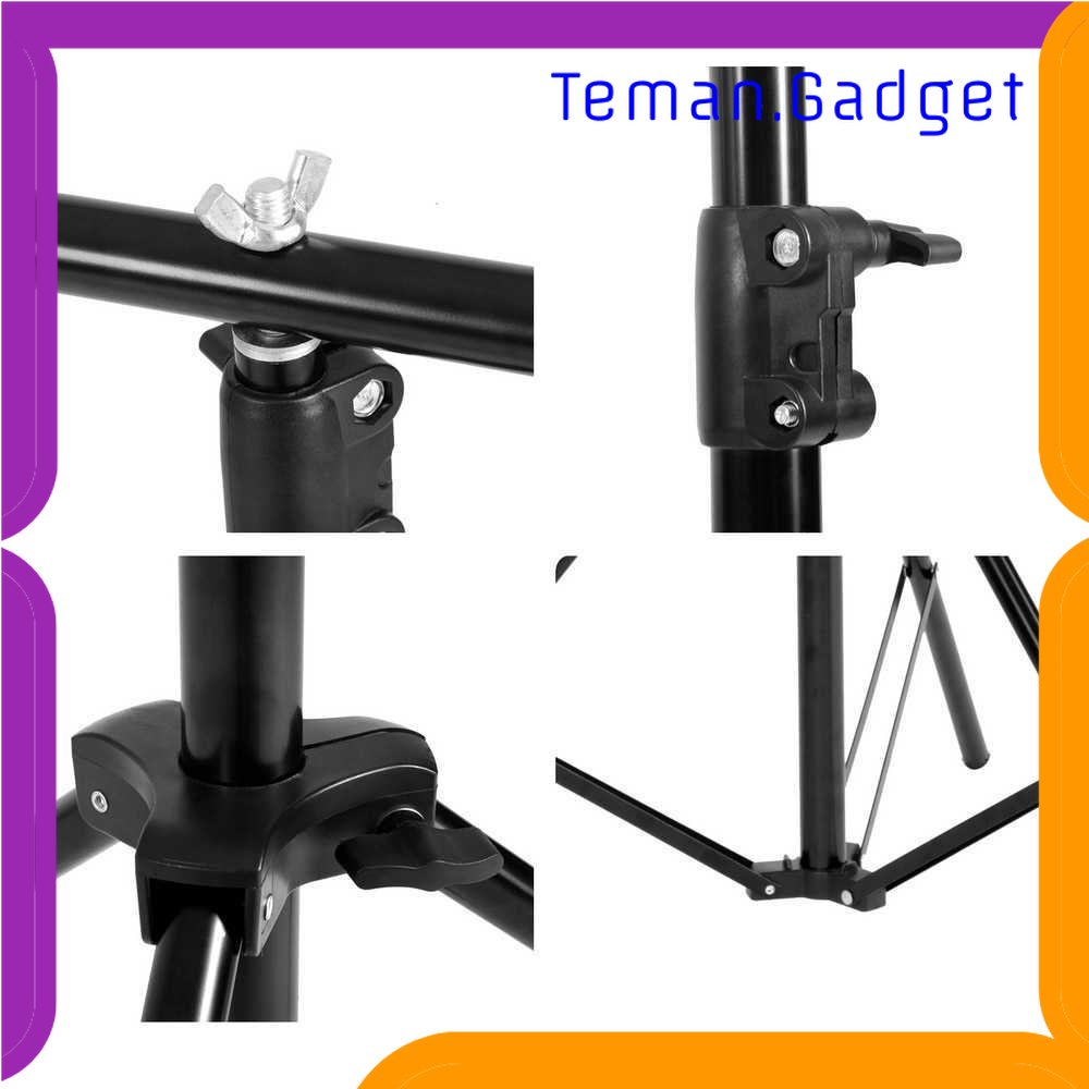 TG - KMR TaffSTUDIO Stand Background Backdrop T-Shape 4 Clamp - M139