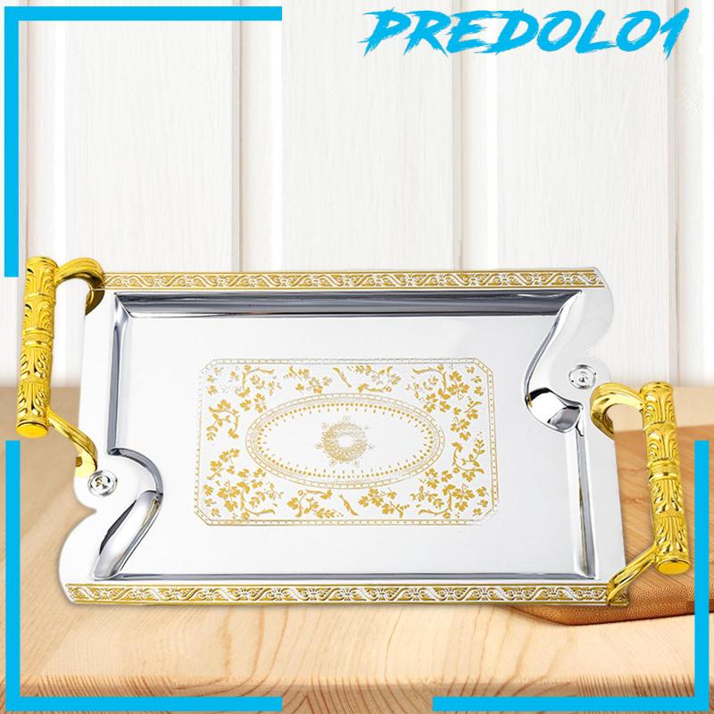 [Predolo1] Nampan Kamar Mandi Handuk Tray Meja Organizer Embossment Piring Khusus