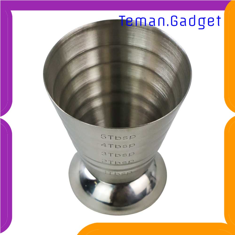 TG -  DPR JHMech Gelas Ukur Bartender Multilevel Jigger Bar 3 in 1 75ml - 304