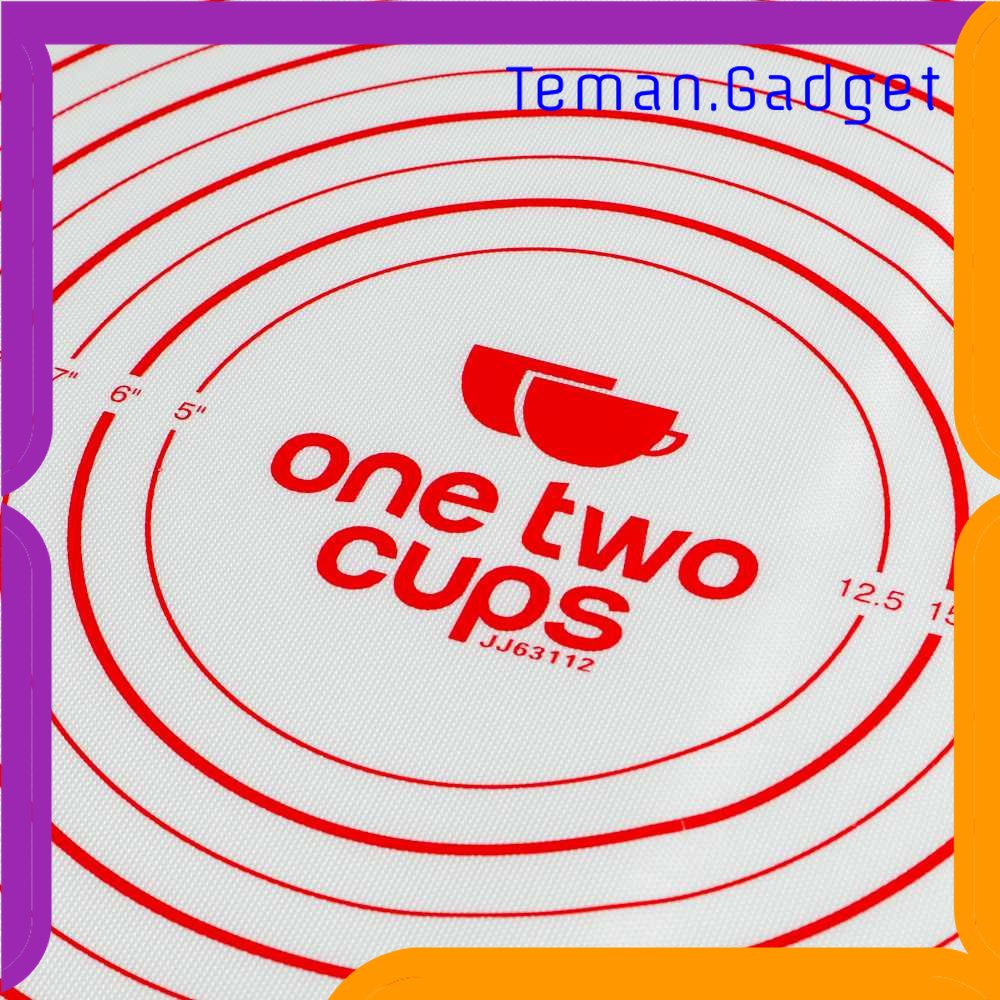 TG - DPR One Two Cups Silicone Mat Alas Adonan Pizza Martabak 40x60CM - JJ63112