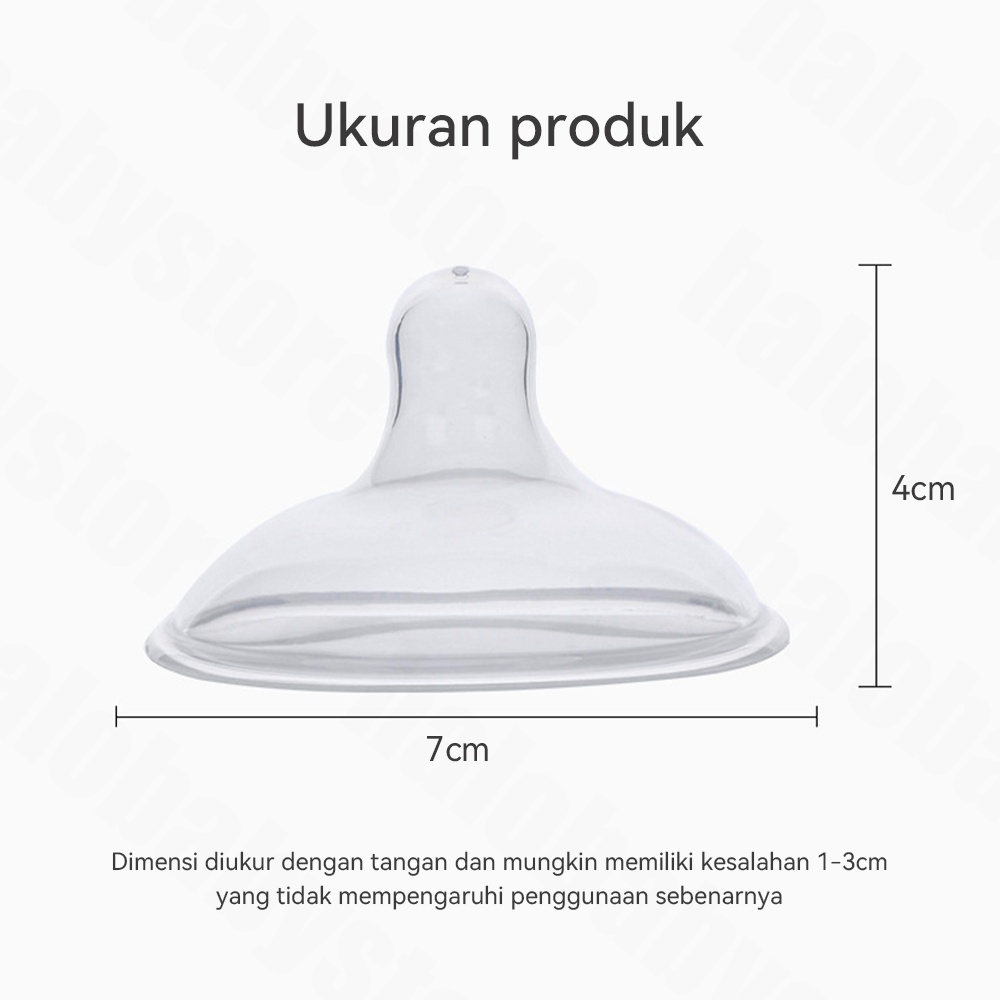 Halo Baby Pelindung Puting Ibu Natural Fit/Nipple Pad Untuk Bayi Tumbuh Gigi/ Nipple Shield