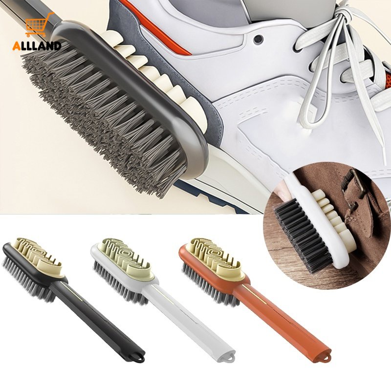 1pc Sikat Pembersih Sepatu Boots Salju Suede Dua Sisi/Household Nubuck Handbags Clothes Care Brush